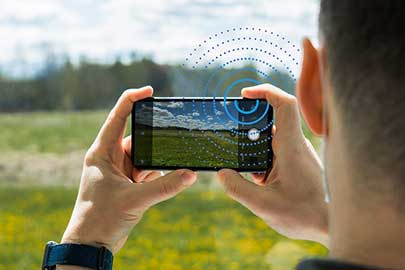 Piezo sensor tech for haptic feedback in smartphones.