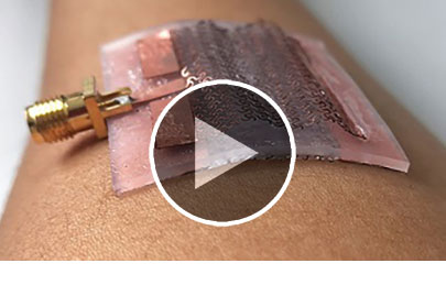Wearable, flexible transmitters enable wireless health monitoring.